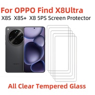 5PCS For OPPO Find X8 Ultra X8S X8S+ X8 Tempered Glass Front Screen Protector  For X8ultra X8s X8s+ 
