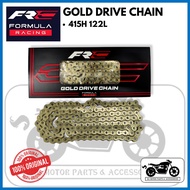 FRC MOTORCYCLE GOLD DRIVE CHAIN (415HX122L/132L) RANTAI 415 GOLD RANTAI 415 EMAS