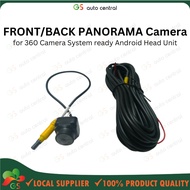 REAR/FRONT 360 Car Camera Panoramic View 1080P AHD Waterproof Night Vision for UNBRANDED Head Unit
