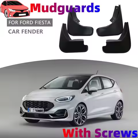 ABS Car Front Rear Mud Flaps for Ford Fiesta MK7 Hatchback 2009 - 2017 Mudguards Fender Splash Guard