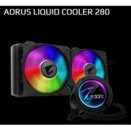 【GIGABYTE 技嘉】AORUS LIQUID COOLER 280 水冷散熱器 鷹神水冷280 實體店家 台灣公司貨『高雄程傑電腦』