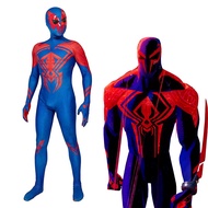 2023 Movie Spiderman Across The Spider Verse Spiderman 2099 Miguel O'Hara Cosplay Spider Man Costume Zentai Bodysuit Jumpsuit