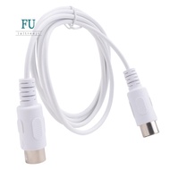 5 Pin MIDI DIN PLUG Extension Cable Male to Male /9.8FT White