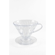 Dripper V60 Acrylic Transparent Size 02 Pour Over Dripper