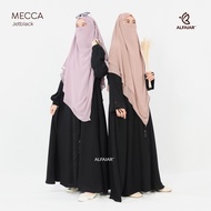 Alfajar - Jetblack MECCA Abaya Dress Umrah Abaya Dress Eid Dress Dress Turkish Abaya Dress