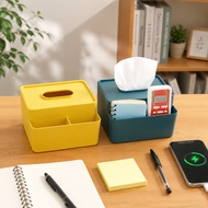 3in1 Tissue Box Tissue Organizer Table Cafe Home Dining Living Room Aesthetic Multipurpose Multifunc