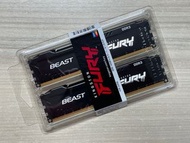 ⭐️【金士頓 HyperX FURY DDR3 1866 16GB (8GBx2)】⭐ 全新黑色/超頻/雙通道/終身保固