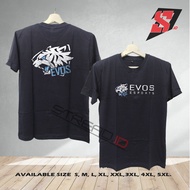 Evos Esports v2 Mobile Legends, AOV, Dota 2 Gaming Game Distro T-Shirt