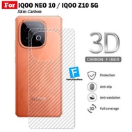 IQOO NEO 10 / IQOO Z10 Garskin Carbon Skin Anti-Fungus Mobile Phone Back Protector