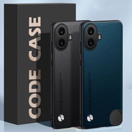Luxury PU Leather Case For Nothing CMF Phone 1 5G Back Cover Matte Silicone Shockproof Full Protecti