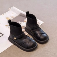 Girls' Fall Winter Socks Boots - Stylish Short Boots for Kids