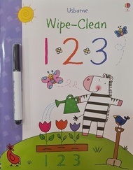 หนังสือ Usborne ชุด Wipe clean  หนังสือเช็ดทำความสะอาดได้ พร้อมปากกา ชุดที่ 1