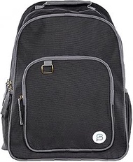 RALEIGH 18" Black Backpack, BAZIC x SYDNEY Fashion Backpack Shoulder Bag Casual Travel Bag Hiking Daypack, Black, 18" x 13" x 7", Daypack Backpacks
