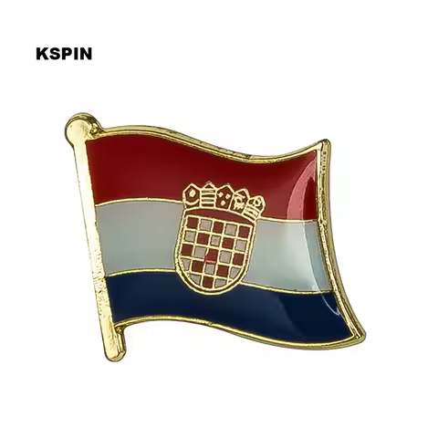 Croatia Flag Badge Pin Lapel Pin Badge for Backpack