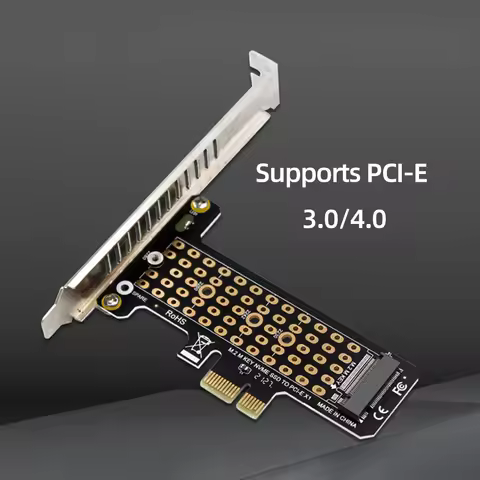 M.2 NVME B&M Key To PCIe 4.0/3.0 X1 x1 X4 x8 x16 interface Adapter Card PC Motherboard For 2230 2242