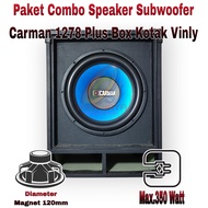 Paket Combo Speaker Subwoofer Pasif 12 Inch 1278 Plus Box Kotak Vinly 12 inch