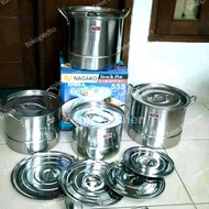 Stock Pot Steamer 555 stainless steel (nagako)