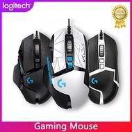 Logitech ใหม่ G502ฮีโร่ KDA LIGHTSYNC Mouse Gaming RGB USB เมาส์แบบมีสาย25600 DPI เมาส์โปรแกรมแบบปรับได้สำหรับเกมเมอร์เมาส์