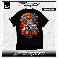 EDISI AGUSTUS,KAOS ADELLA TERBARU EDISI KEMERDEKAAN INDONESIA ORIGINAL 100% By FDK Clothing,Kaos kek