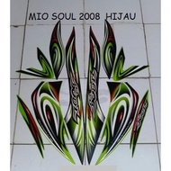 Yamaha Mio Soul 2008 Green Motorcycle Sticker