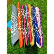 SLAYER BANDANA SCARF WITH BATIK PRINTING MOTIF, SQUARE, SIZE 53AKU53 CM