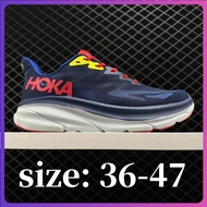 [Quality Assurance] Real Shot❤ Simple Hoka Clifton 9 Men Women Lightweight Breathable Running Shoes 