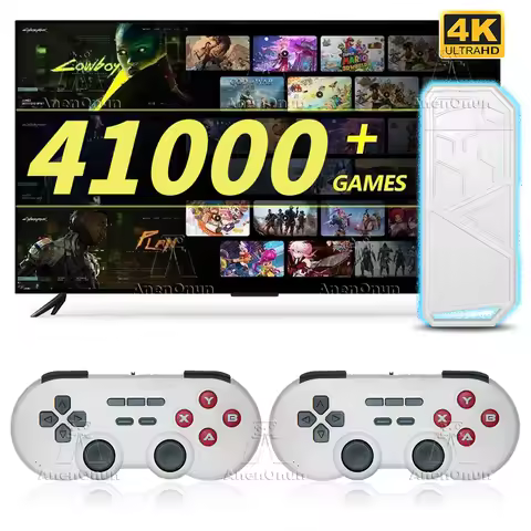 Newest 41000+ Games 4K Video Game Console Emuelec 9 Emulator Family Entertainment Retro Arcade TV Ga