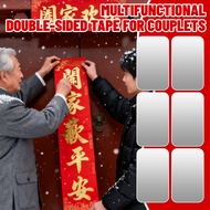 Festive Home Decor Adhesive | Double Sided Stickers Damage-Free Removal for Couplets Picture Frames,