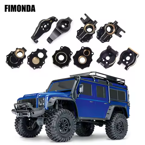 TRX4 Brass Weight System Black Coating Portal Axle Housing Upgrade Parts for 1/10 RC Crawler TRX6 TR