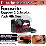 Focusrite Scarlett 2i2 Studio Pack (4th Generation) USB Audio Interface