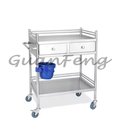 Stainless Steel salon Trolley Trolley Cart Beauty Salon Rack Equipment Instrument Movable Cart Z