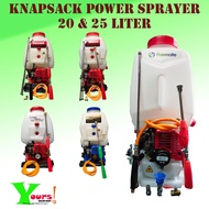 KNAPSACK POWER SPRAYER 20 Liter & 25 Liter / MESIN PENYEMBUR ENJIN GALAS 20 Liter & 25 Liter