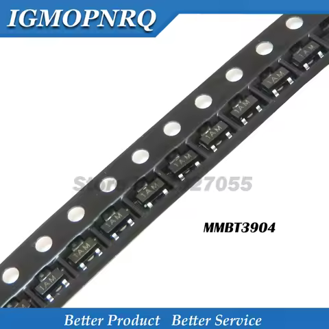 100PCS MMBT3904 2N3904 SOT23 3904 SOT SMD SOT-23 SOT23-3 1AM transistor New
