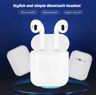 Burstore IPod I12 TWS Airpod หูฟังบลูทูธไร้สาย I12s ต้นฉบับมาการองบลูทูธ V5.0หูฟังบลูทูธและเข้ากันได้กับแอนดรอยด์ iPhone I7s I9s I14 I11