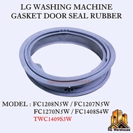 LG Washing Machine FC1207N5W FC1208N5W FC1270N5W FC1408S4W TWC1409S3W Door Gasket Seal Rubber Mesin 