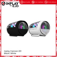 Inplay Cannon 201 | White | White Micro ATX Built In 200mm Fan | Inplay by EJD