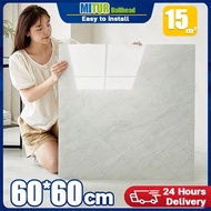 [40pcs]60X60CM Marble Vinyl Flooring Floor Tiles Self Adhesive wear-resistant Waterproof Mozek Lanta