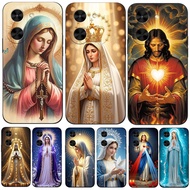 For XIAOMI redmi A5 4G POCO C71 Case Silicon Cover Virgin Mary Jesus religion church