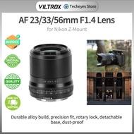 VILTROX AF 23/33/56mm F1.4 APS-C Prime Lens  | Portrait Fast Auto Focus for Nikon Z Mount Z50/Z5/Z6/