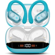 Wireless Earbuds 5.4 Headphones Sports, 75H Stereo Deep Bass Over Ear Buds with Earhooks, Earbuds wi