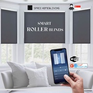 Tuya Aqara Customised Automated Motorised Smart Roller Blinds with Remote Control Smartlife Blind work with Google Alexa