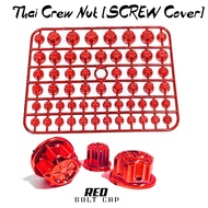 ✹﹊☋HONDA XRM 125 Body Parts Accessories 1Pad-58 Pieces Engine Cover Bolt Cap Cup Universal RED