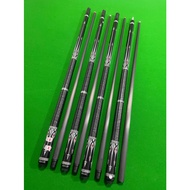 Second-hand KONLLEN Carbon Fiber Pool Cue Stick AK-AS-2F Low Deflection Hand-Made Inlay Billiard Cue