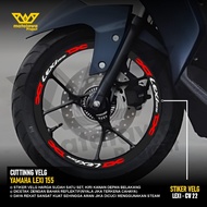 Yamaha Lexi 155 Wheel Rim Variation Sticker Motorcycle Accessories 14 inch reflective Rims 22