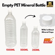 Empty Mineral Bottle/1500ml/500ml/350ml/Botol Plastik Kosong