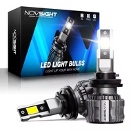 NOVSIGHT N72 COB chip H4 led headlight 15000lm 72W 9005 9006 9007 H1 H3 H7 H11 led lights bulbs auto