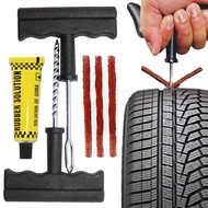 Tire Repair Tools Car Motorcycle Bike Vacuum Tyre Puncture Repairing Rubber Strips Tools set Tire Ac