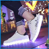 AIME Men/Women students ghost dance luminous shoes USB rechargeable led light sneaker Women's Shoes