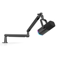 FIFINE AM8 Gaming Microphone and Low Profile Arm Stand Bundle, XLR/USB Dynamic Mic with Mute Button,