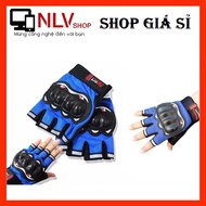 OPEN-FINGER PROTECTION Gloves - GREEN_C216